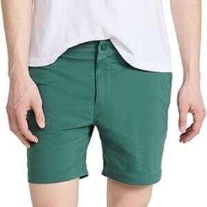Rhone Men's Mallard Green Commuter 7" Shorts Size 40